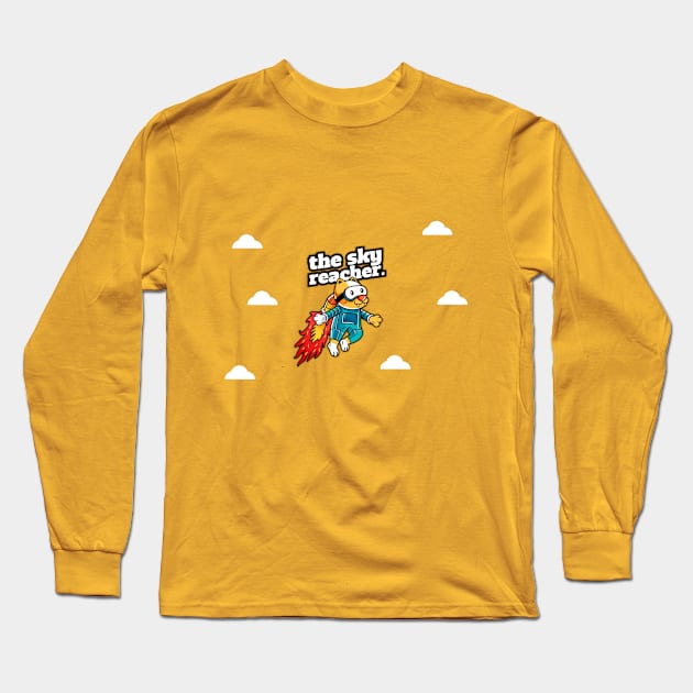 " The Sky Reacher ?" Long Sleeve T-Shirt by Mandila